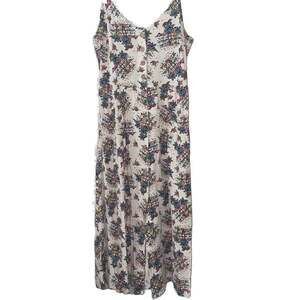 Rock & Roll Denim Women's Floral Print Sleeveless Midi Dress